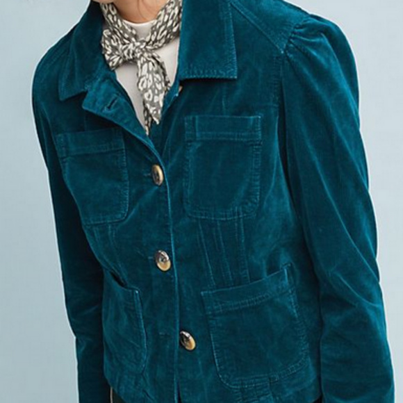 Cropped Corduroy Jacket - Picture 3 of 9